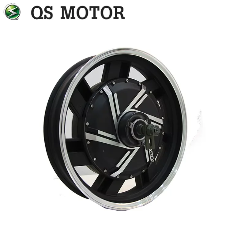 QS 17inch 4kW 273 40H V3 Brushless BLDC Electric Scooter Motorcycle In-wheel Hub Motor With Kits