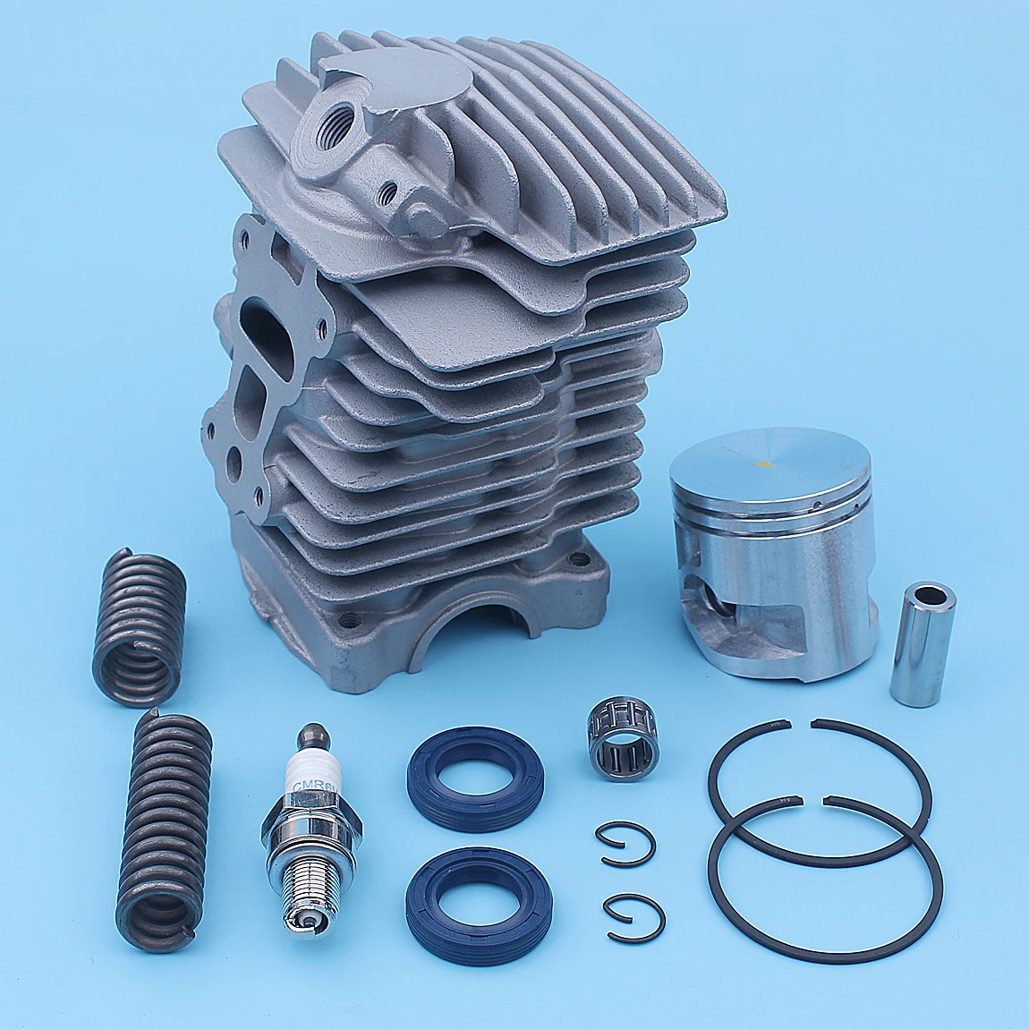 Imagem -03 - Kit de Vedação de Óleo de Pistão de Cilindro 40 mm para Motosserras Stihl Ms211 ms 211c Ms211c 1139 020 1202 Peças de Reposição Vela de Ignição
