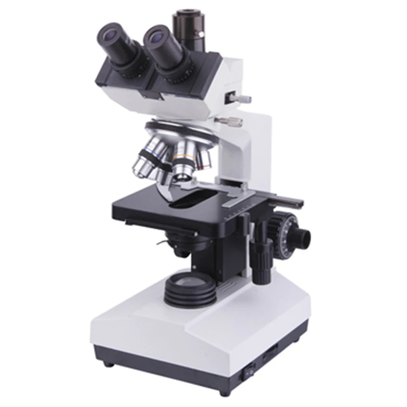 

Lab Equipment High Precision Sliding Trinocular Head 4X 10X 40X 100X 0.002mm Optical Digital Biological Microscope Prices