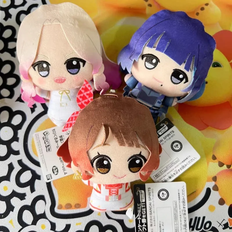 

Original Bandai 11cm School Idol Master‌ Plush Doll Keychain Stage Costume Doll Collection Cute Bag Decoration Festvial Gift