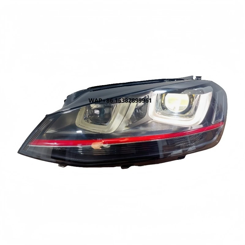 

Golf 7 GTI New Headlight Assembly 18-20 Models D3S Bulb Shape 6000K Color Temperature 12V 6000 Lumens Front Golf