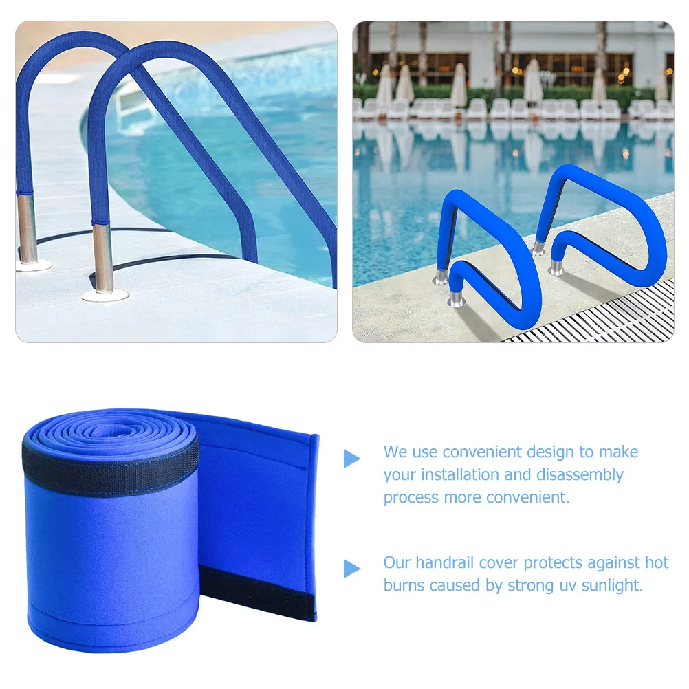 

Neoprene Swimming Pool Handrail Cover with Anti Slip Design Uv Resistant Safety Grip for Assisted Pool Entry Exit
