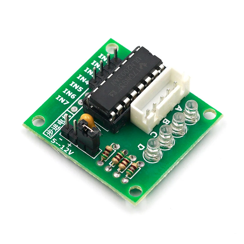 Módulo de prueba de placa de controlador de Motor paso a paso ULN2003 de alta potencia para Arduino AVR SMD