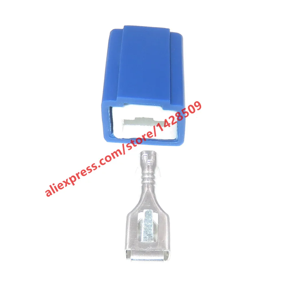 1 Set 1 Pin 6.3 Series Car Heavy Current Ceramic Lamp Holder Cable Socket H1 Lamp-socket Wiring Terminal Connector H1-2A