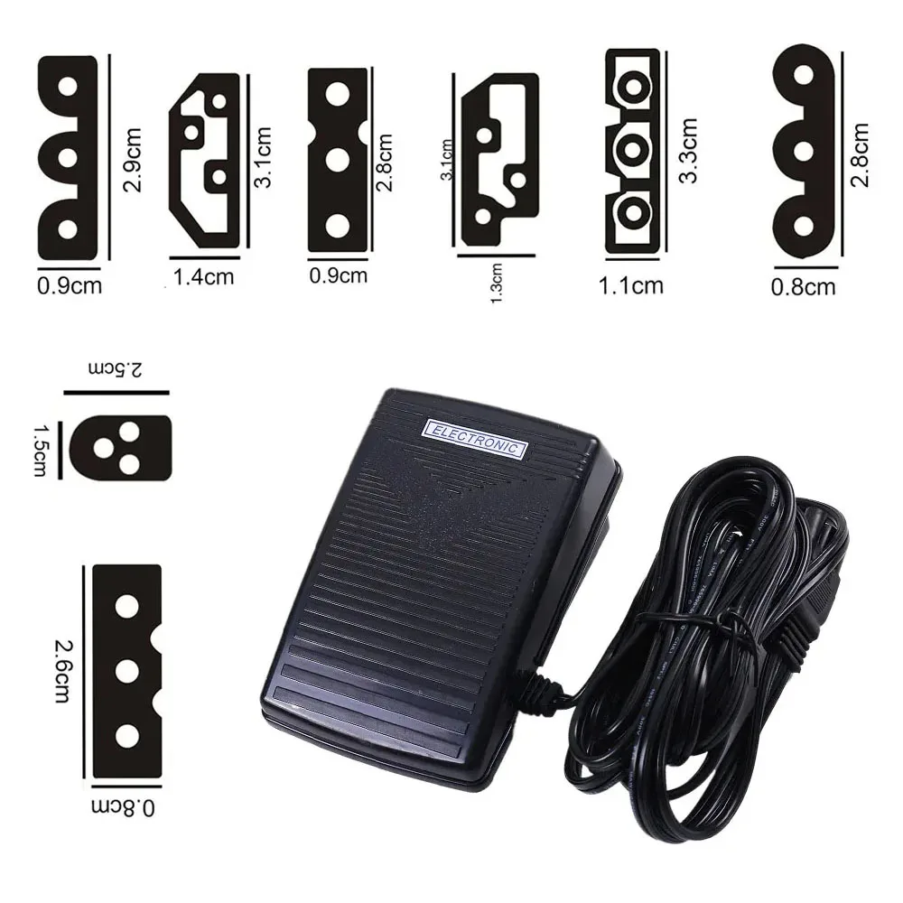 Pedal de máquina de coser, interruptor de Control, ajustador de velocidad, controlador, Accesorios de Motor, PowerCord electrónico para Brother Singer