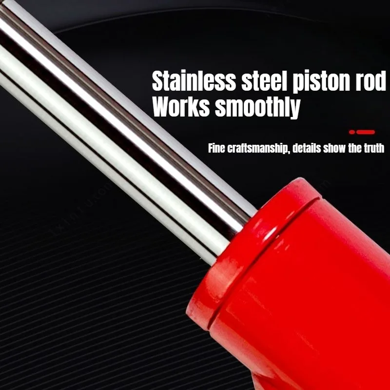 유압 실린더 3톤 50개 소형 양방향 중량물 리프팅 단일 실린더 수동 전동 맞춤 제작 가능