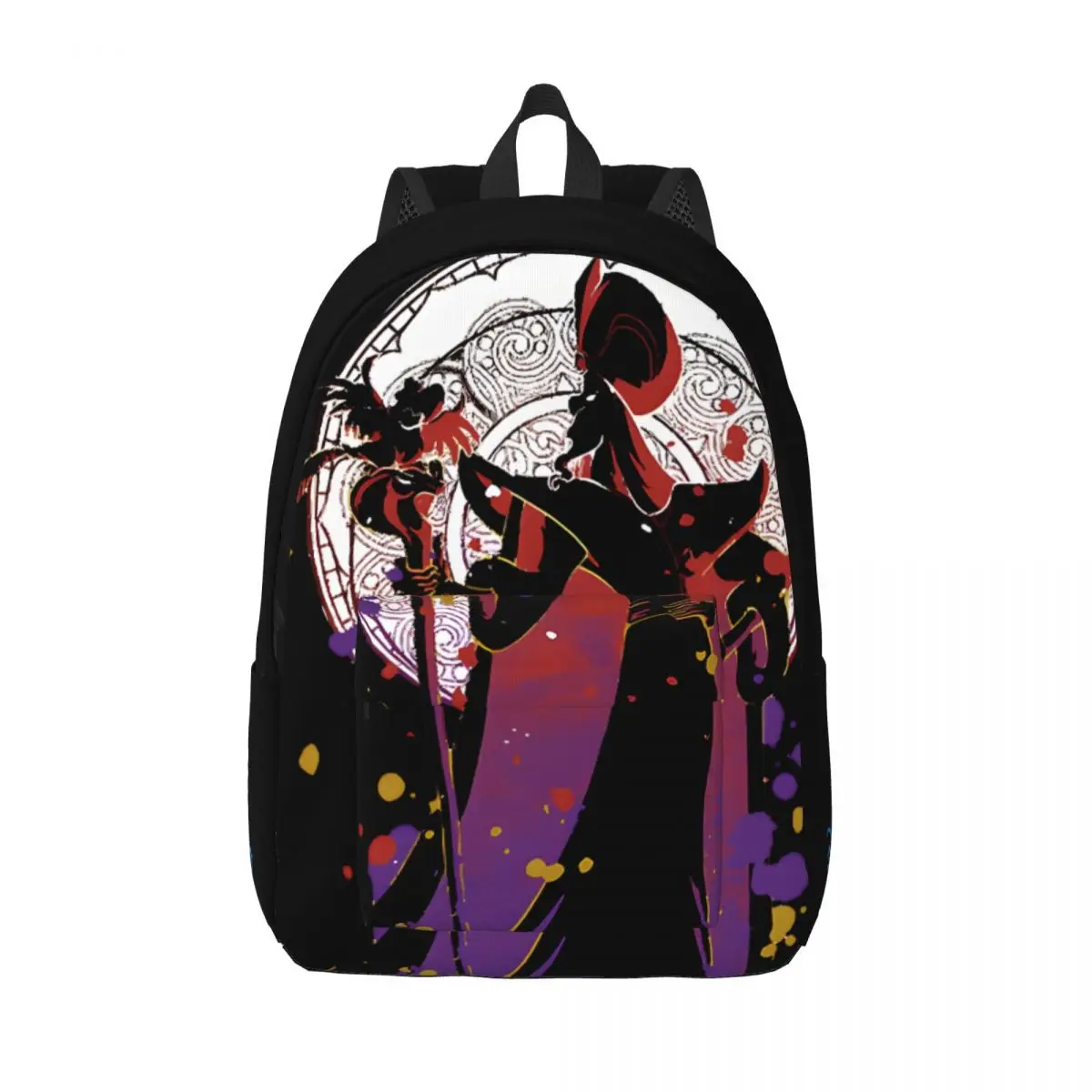 

Школьная сумка Jafar Disney Aladdin, мультяшный фильм, женский персонализированный подарок на день рождения для путешествий, моющаяся сумка для книг в стиле ретро