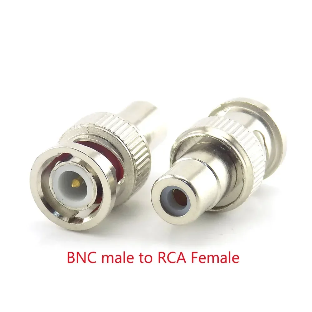 Переходник BNC Female to Female, BNC Male to Male, BNC Female to RCA Male, RCA Female для системной видеокамеры видеонаблюдения, 2/5/10 шт.