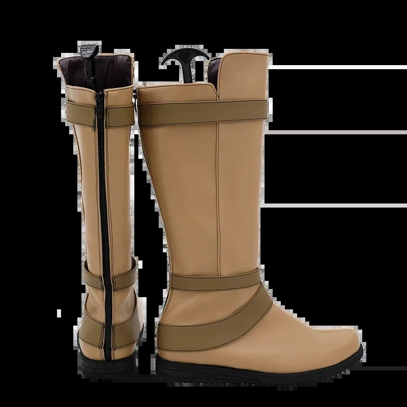 

Сапоги для косплея The Legend of 4 Korra, коричневые кожаные туфли на заказ, любой размер для унисекс jk; 6