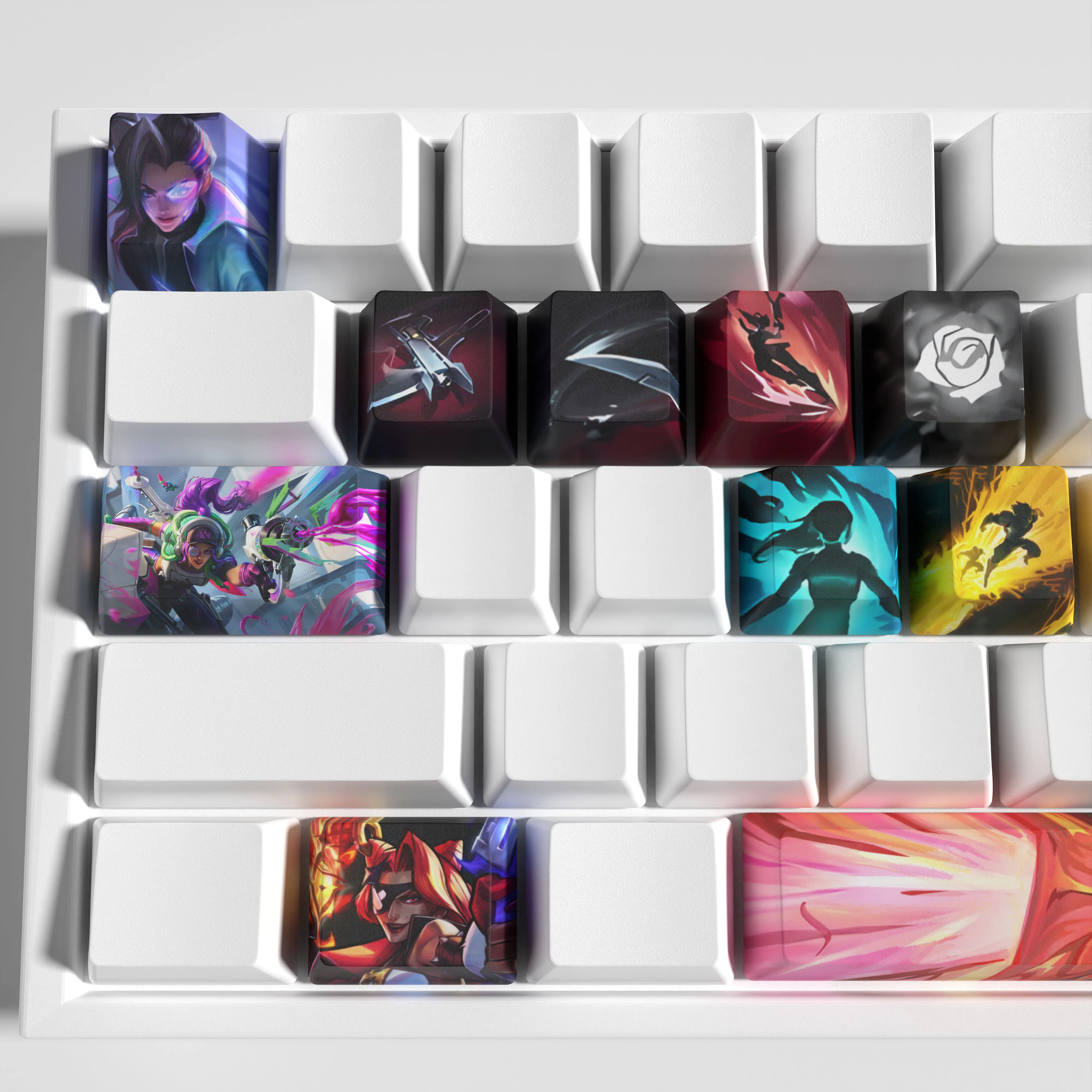 samira keycaps League of Legends keycaps  game keycaps OEM Profile 12keys PBT dye sub keycaps