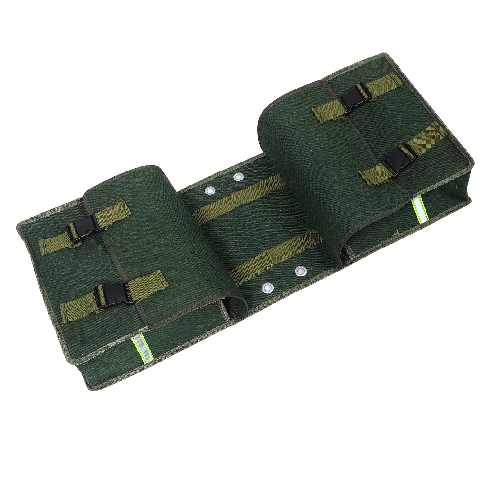 

Retro Saddle Bag Motorcycle: Vintage Canvas Bike Side Luggage Pouch For Riding Storage Large Capacity Gear Bag Saddle Bags