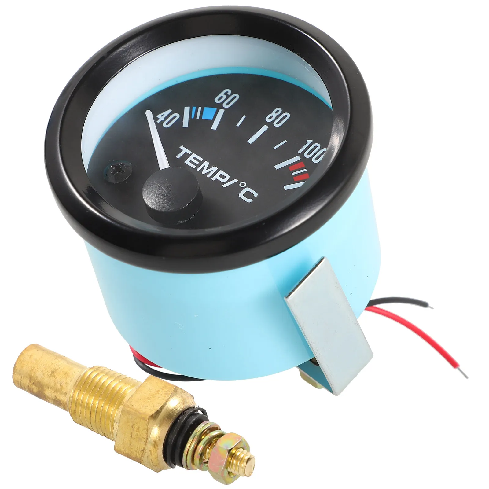 

12V Automotive Water Temperature Gauge Universal High Accuracy Clear Display Auto Water Temp Gauge Kit Compatible Most Cars