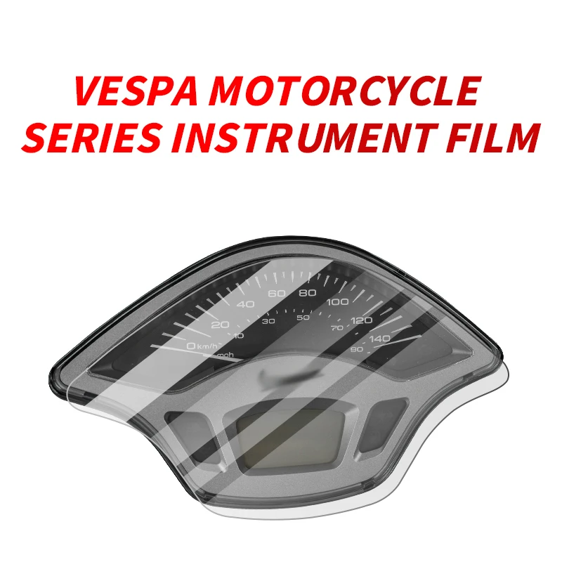 Used For VESPA Sprint 150 GTS300 300HPE Sei Giorni Speedometer Transparent Protective Film TPU Motorcycle Accessories Stickers