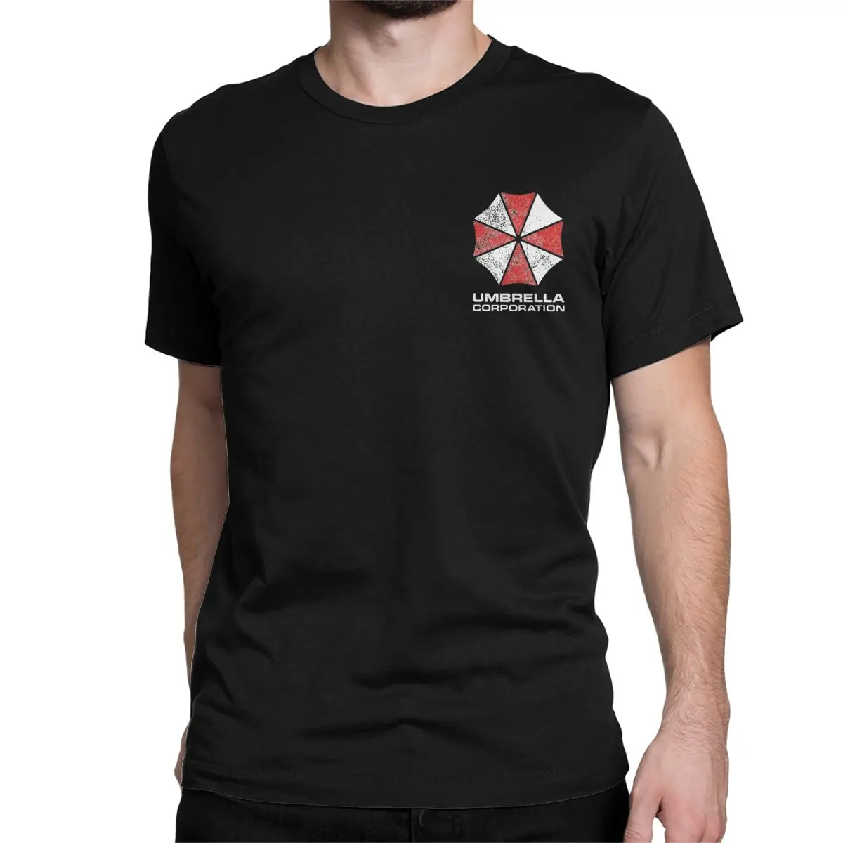 Umbrella Corp Corporations Video Game T Shirts Pure Cotton Humor T-Shirt  Pharmaceuticals Corporation Tee Shirt Clothes Graphic