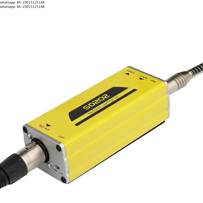 SD202 high-performance passive DI box electric guitar direct connection box effect for high output instruments