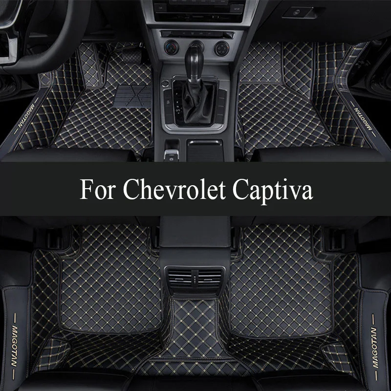 

Car Floor Mats For Chevrolet Captiva CN202S 2019 2020 2021 2022 5saet Waterproof Car Mats Tapetes Para Automovil Car trunk mat