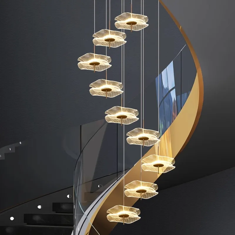 Modern crystal chandeliers indoor lighting Ceiling lamp hanging lights led chandeliers for the living room indoor lighting