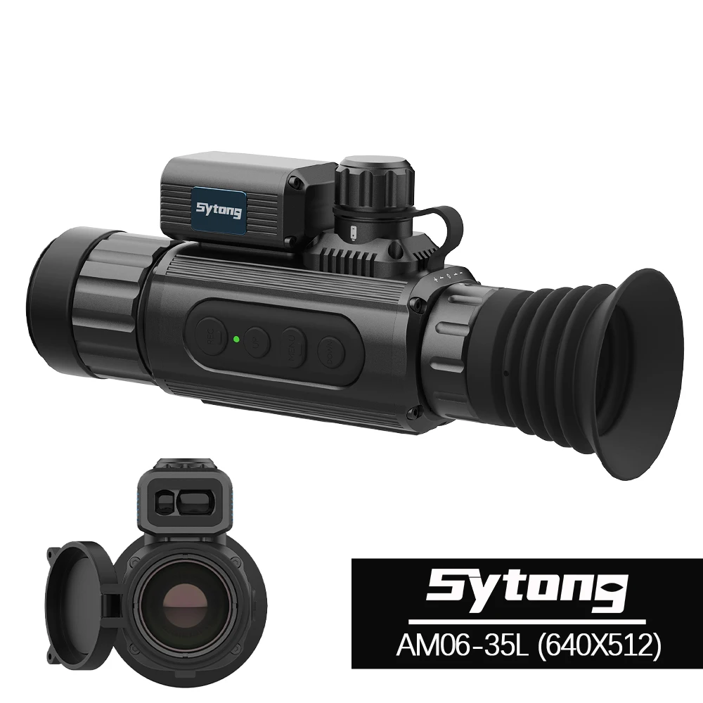 

Тепловизионный монокуляр Sytong AM06-35L для охоты, 640x512, псевдоцветное изображение, обнаружение тепловых излучений, лазерный дальномер, тепловизионный прицел в реальном времени