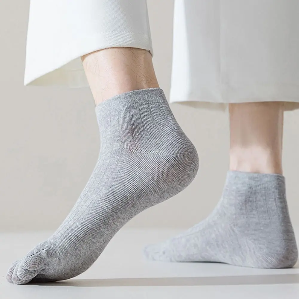 

Breathable Cotton Five Finger Socks No Show Short Tube Men Sport Socks Ankle Sweat-absorbing Anti Friction Socks Sport