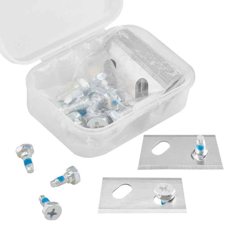 8Pcs Lawn Robot Blade Plating Lawn Mover Replacement Blade For Robomow RK Robot Mower Replacement Accessories Blade Silver