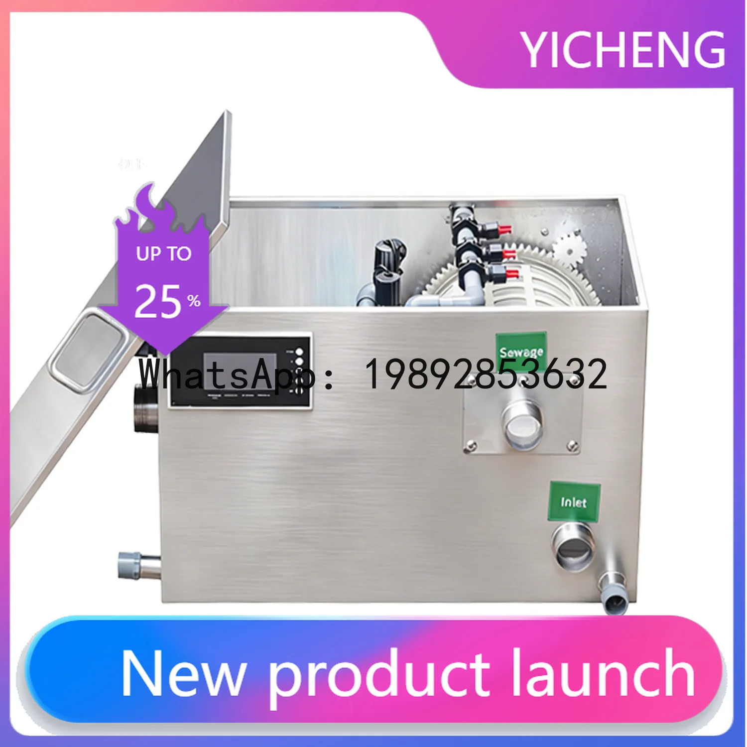 

HYS stainless steel fish pond filter tank water circulation system household outdoor courtyard koi small micro filter