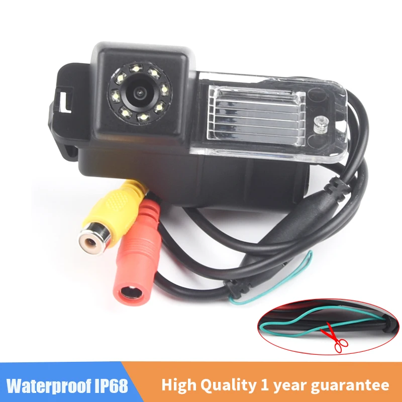 

PC3030 chip Car Rear View Reverse Backup Parking Camera For GOLF 6 God Night Vision 8 LED lights