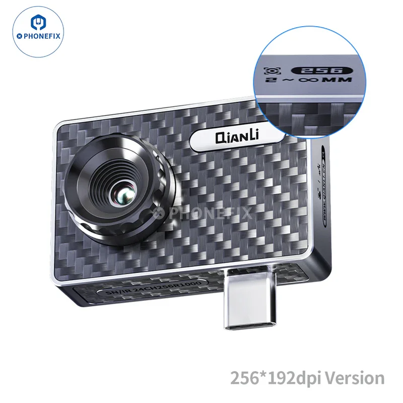 Imagem -02 - Qianli Câmera Térmica Infravermelha Fire Eye Pro Pcb Fault Diagnosis Tool Reparação Motherboard Telefone Resolução 256x192