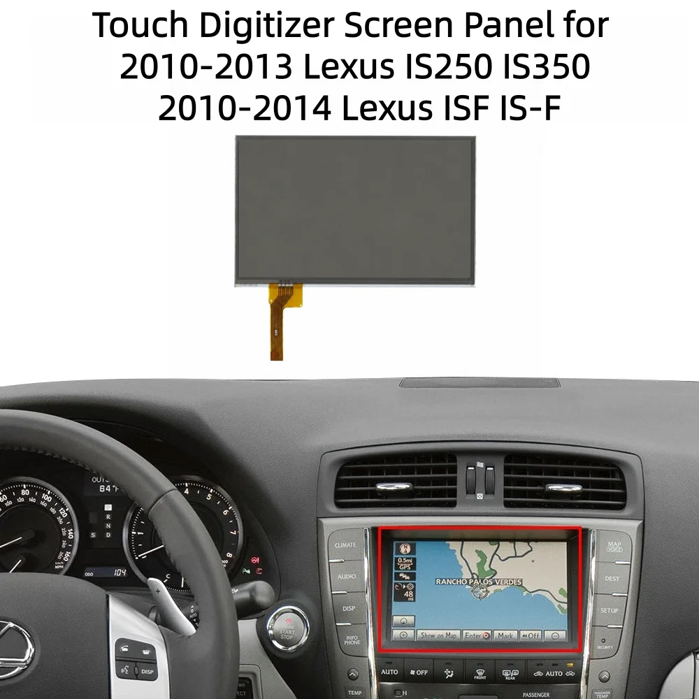 Digitizer Touch Screen - Сенсорная панель дисплея (тачскрин) для Lexus