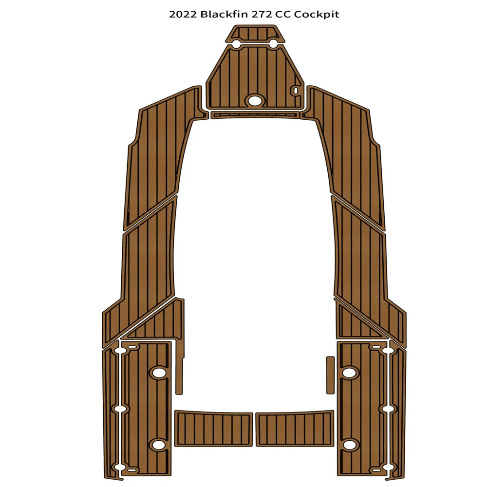 

2022 Blackfin 272 CC Cockpit Pad Boat EVA Foam Teak Deck Floor Mat Self Adhesive