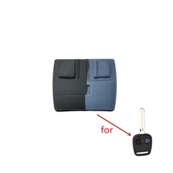 Rubber Pad for Remote Car Key Case 2 Buttons Case Fob For Nissan Bluebird Car Key Blank Shell Cover