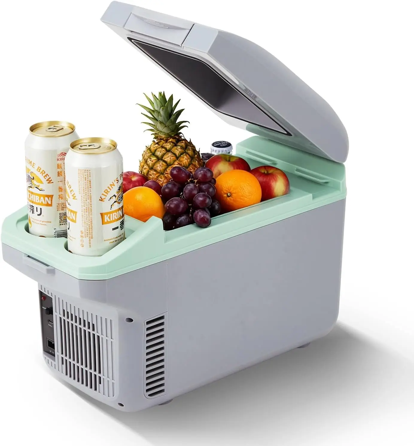 Tacleekii 8L Electric Car Refrigerator Portable Mini Fridge Cooler & Warmer 32°F-122°F Travel Fridge for Road Trips, Camping, Beach & Tailgating