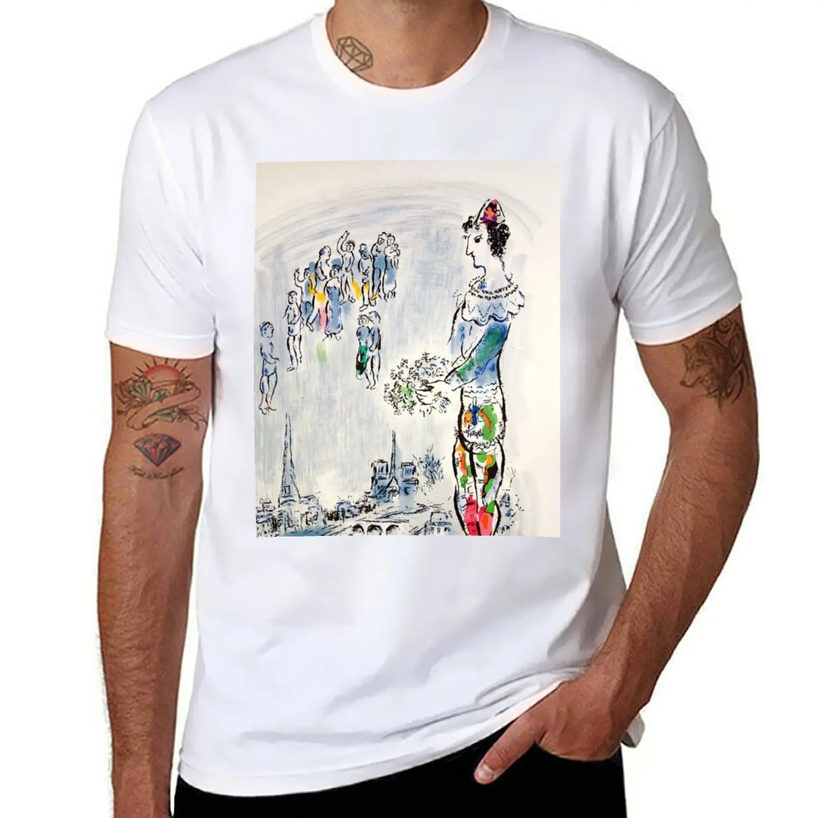 

Marc Chagall - Exhibition poster 1969 T-Shirt Plus Size Gym Sports T-Shirt