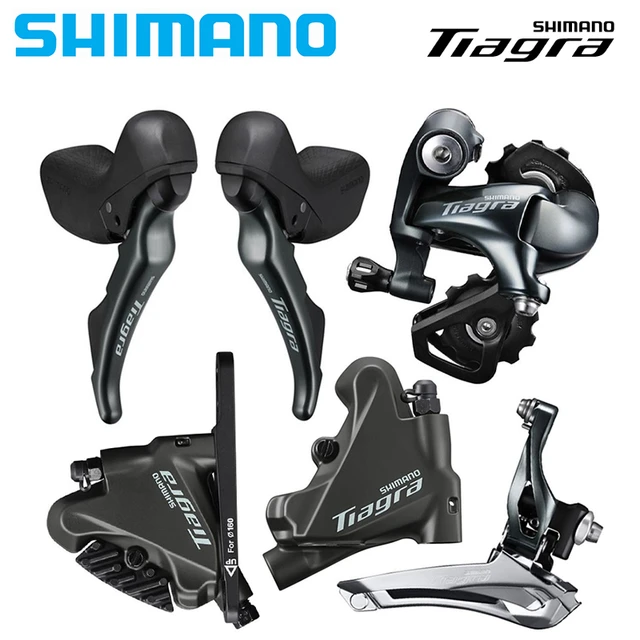 Shimano tiagra-ギアセット,2x10スピード,4700油圧ディスクブレーキ,オリジナルパーツ,ST-4720/リアディレイラー4700  - AliExpress