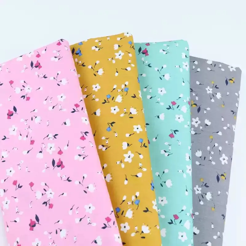 

Small floral pattern all-cotton fabric 160X50CM pre-cut DIY handicraft fabric is used for making bed sheets, quilts and bedding