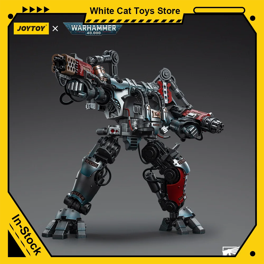 [W MAGAZYNIE] JOYTOY 1/18 Warhammer 40k figurki szare rycerze Nemesis Dreadknight Mecha wojskowy Anime kolekcja Model zabawki