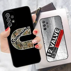 Gas Fueled Engine Cummins Phone Case for Samsung Galaxy A33 A31 A50 A32 S23 S24 Ultra S21 S22 S20 M54 Back Cover