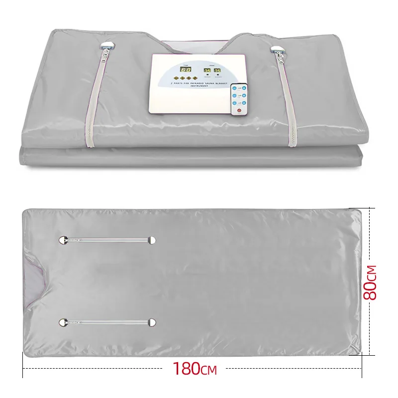 Electric Detox Spa Bodybuilding Portable Sauna Blanket Infrared Sauna Blanket For Weight Loss And Detox