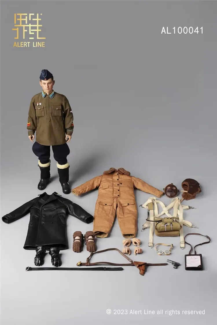 Alert Line AL100041 1/6 Soldier Soviet Air Force Ace Pilot Full