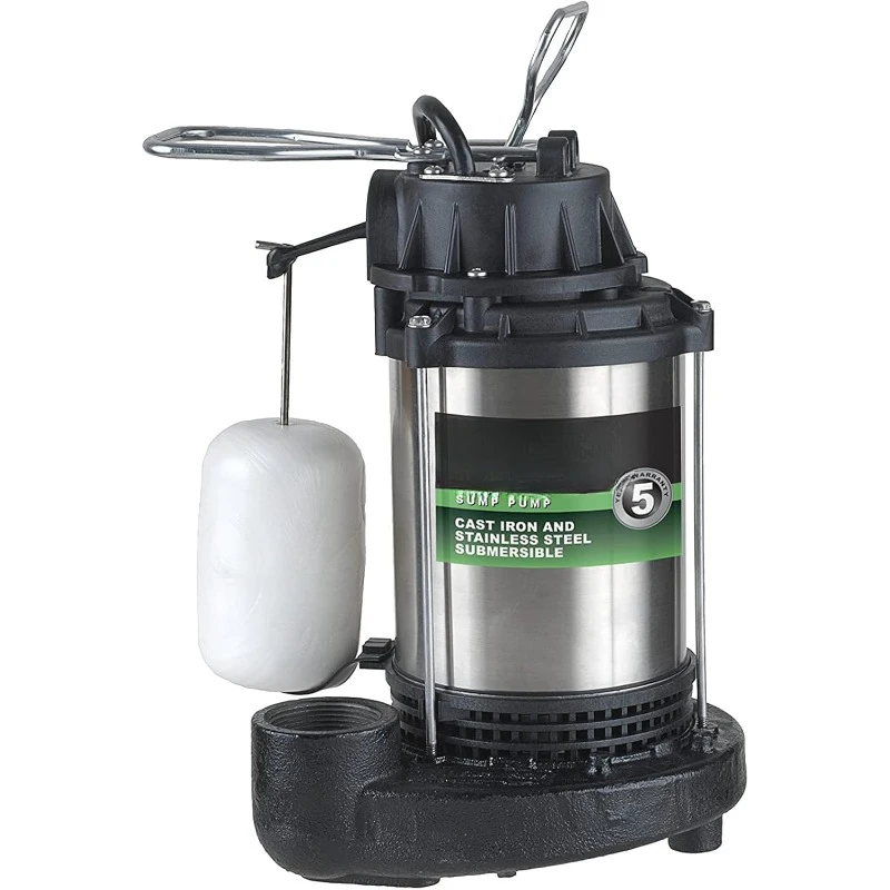 

58321-WYN3 CDU980E 3/4 HP Submersible Cast Iron and Stainless Steel Sump Pump with Integrated Vertical Float Switch