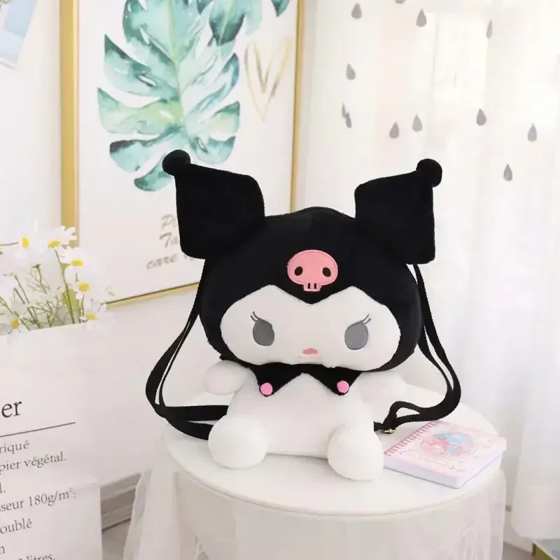 Cute Bags Boys Girls Cartoon Doll Backpack Birthday Gift Soft Girl Doll Plush Crossbody Bag