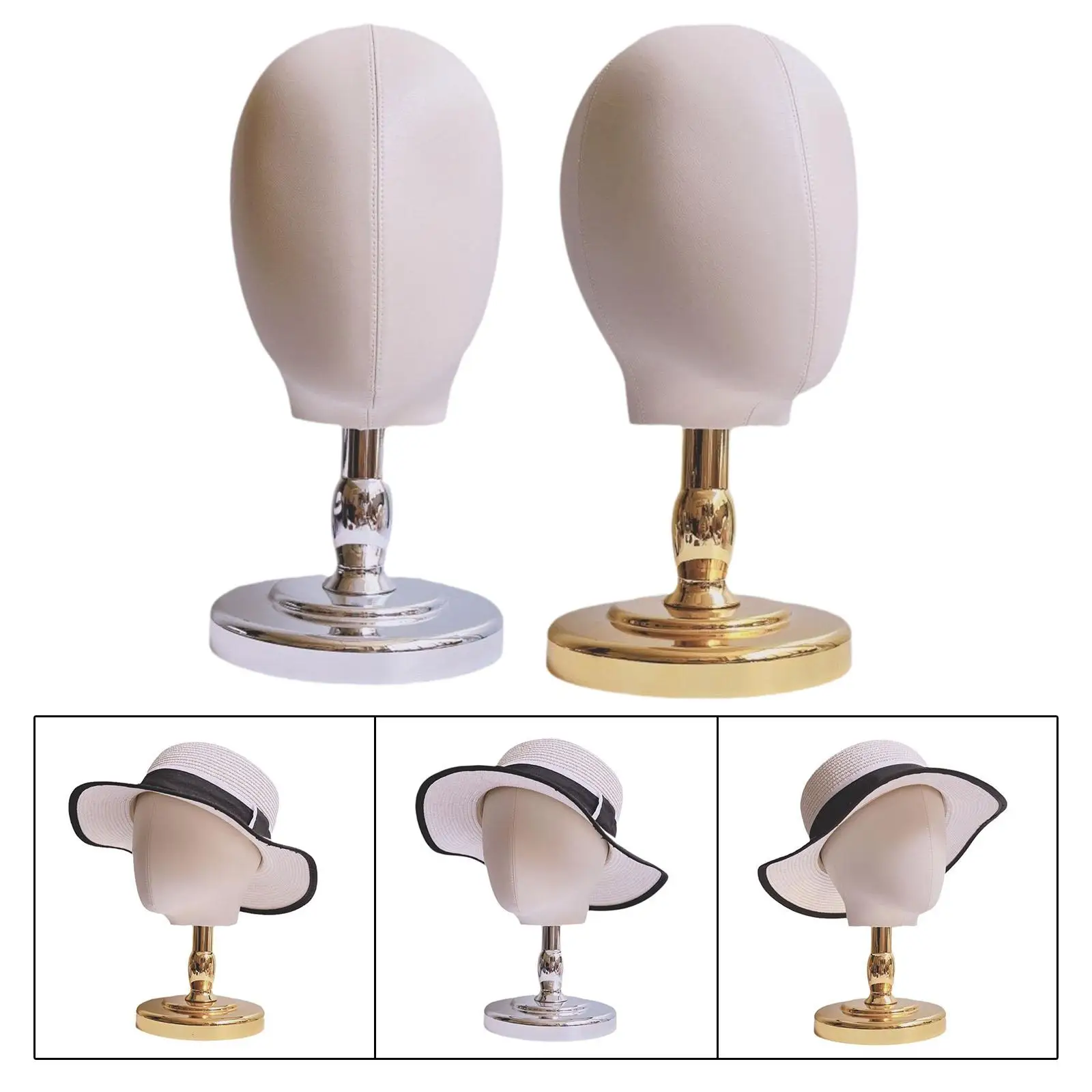 Mannequin Head Model Wig Head Hat Rack Multipurpose Hat Display Stand Wig Holder for Home Shopping Mall Personal Use Hats Wig