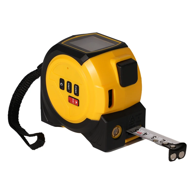2026 Hot！Yajin Multi-functional 40m ABS Digital Measuring Tape With High-Visibility Blade Auto Lock  Logo