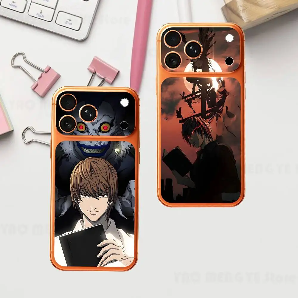 

Anime D-Death N-Note Plain Decal Skin For IPhone17 Pro ProMax Back Film Cover Wrap Anti-scratch Durable Sticker