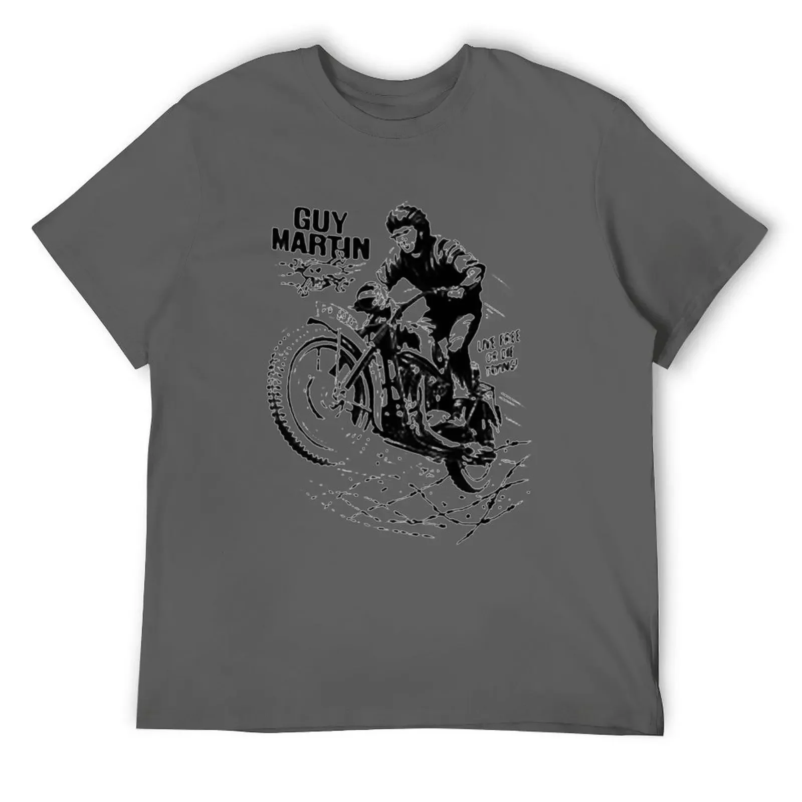 

Guy Martin The Legendary Isle Of Man T-Shirt anime funny shirt cotton men clothes