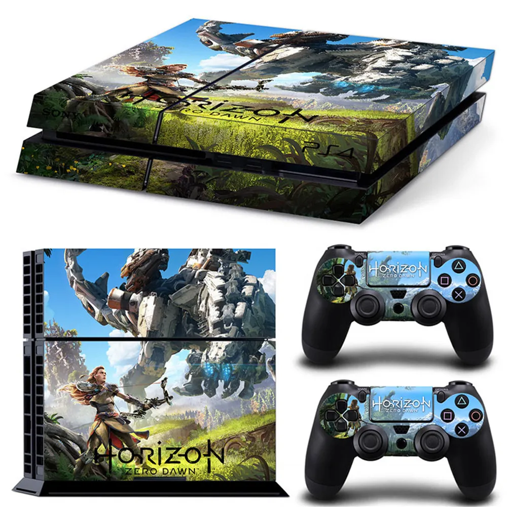 

Horizon zero dawn Vinyl Faceplate decal For Ps4 Console Controller accessories Skins For Ps4