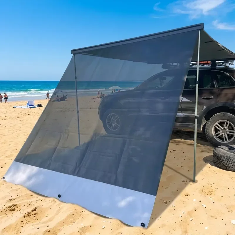 Awnlux Camper Trailer RV Awning Sunshade Mesh Cloth Canopy Sunscreen UV Sunblocker with Complete Kit for Awnlux