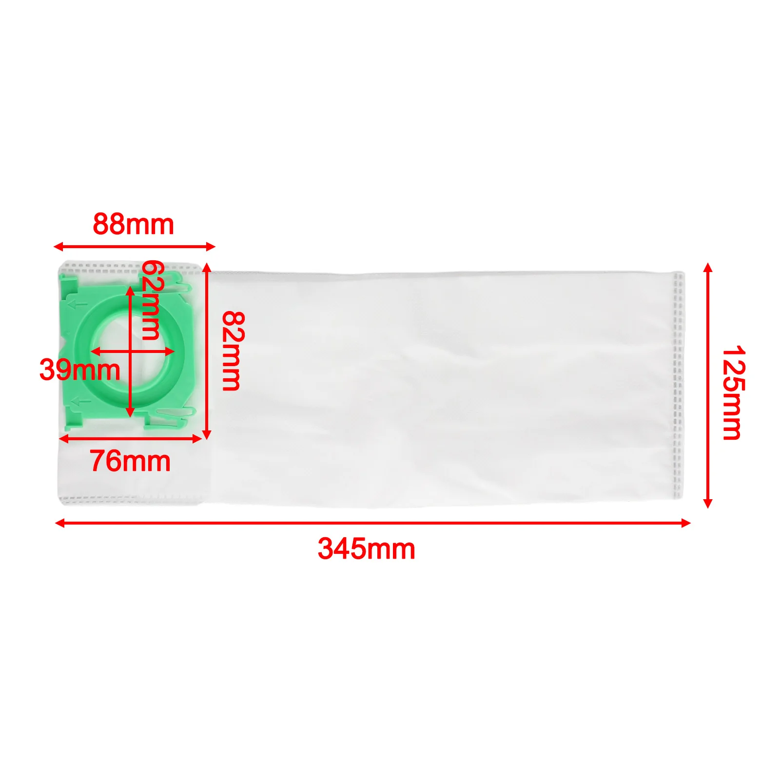 8-Pack Vacuum Bags Replacement Bags Indoor Cleaning Home Use Regular Replacement Easy To Replace Maintenance Parts