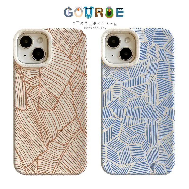 

Gourde Simple texture patterns Phone Case for Iphone 16 15 14 12 13 11 Pro Max IP 7 8 Plus Iphon X XS XR Xs Max