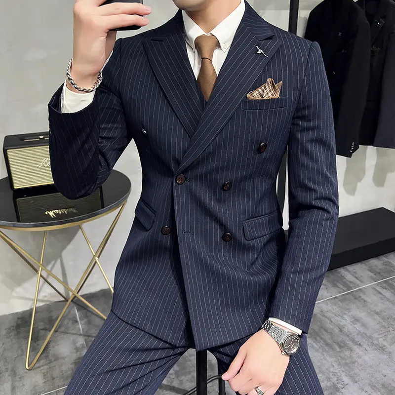 

7196 Youth Slim Korean Style Casual Suit