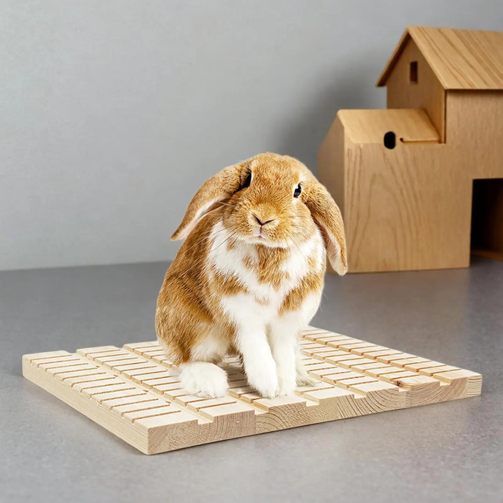 Rabbit Scratching Board Grinding Claws Rabbit Toys Cage Accessories Pad Chew Toys for Bunny Small Animals Chinchilla Hamster Rat